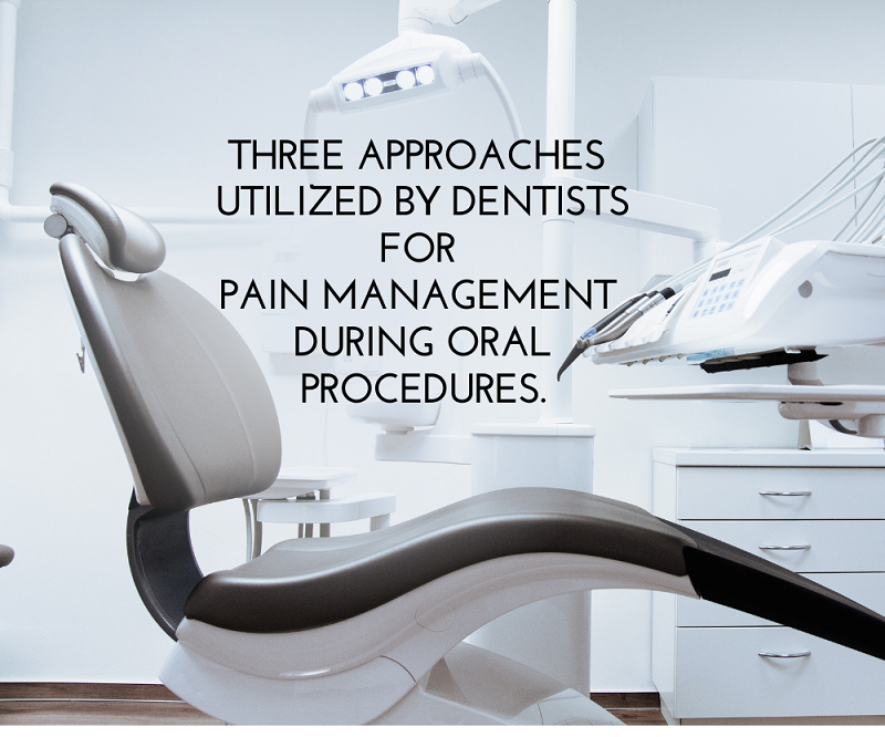 Three Approaches Utilized by Dentists for Pain Management During Oral
